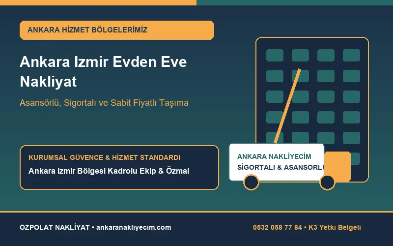 Ankara - İzmir Evden Eve Nakliyat