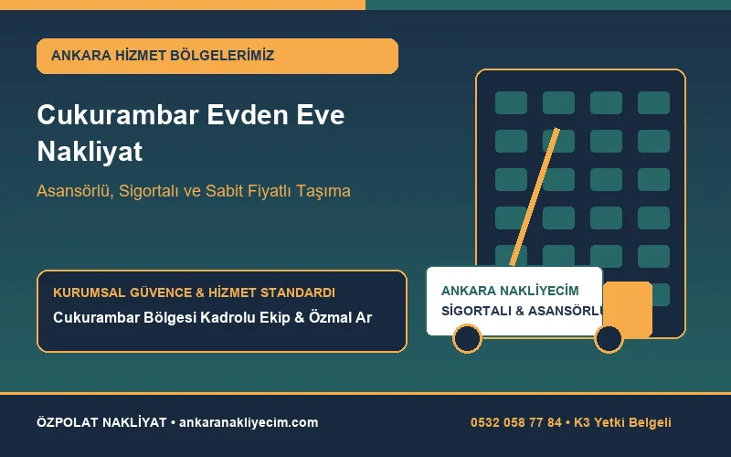 Çukurambar Evden Eve Nakliyat